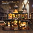 thumbnail image 2 of Miniature Dollhouse Kit, DIY Mini House Building Kits for Adults to Building with Furnitures Tiny House Bookshelf Decor Christmas Birthday Gifts for Family Lovers, 2 of 7