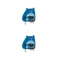 thumbnail image 3 of Toystoory Soporte organizador de fregona para pared, colgador de almacenamiento adhesivo para baño, gancho organizador para escoba, decoración Azul oscuro 2piezas, 3 of 6