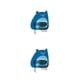 thumbnail image 1 of Soporte organizador de fregona Advancent Adhesivo de pared 5 kg Gancho de escoba de plástico Azul oscuro 2piezas, 1 of 6