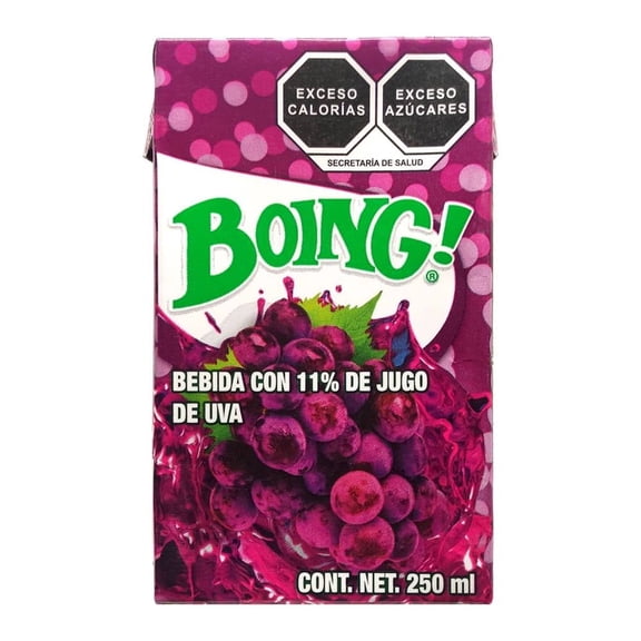 Bebida Boing 11% de jugo de uva 250 ml