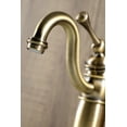thumbnail image 4 of Kingston Brass KB1403BL Victorian Single-Handle Bathroom Faucet with Pop-Up Drain, Antique Brass, 4 of 5