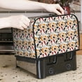thumbnail image 7 of Kdxio Cute Cats Print Toaster Cover Bread Machine Cover Fits for Most Standard 2 Slice Toasters,Keep Toaster Free From Dust And Fingerprint Oven Dustproof Cover, 7 of 7