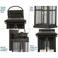 thumbnail image 2 of P560266-103-Progress Lighting-Williamston - 1 Light Outdoor Large Wall Lantern-Antique Pewter Finish, 2 of 3