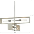 thumbnail image 4 of P400370-009-Progress Lighting-Boundary - 4 Light Chandelier In Modern Style-14.25 Inches Tall and 30 Inches Wide-Brushed Nickel Finish, 4 of 11