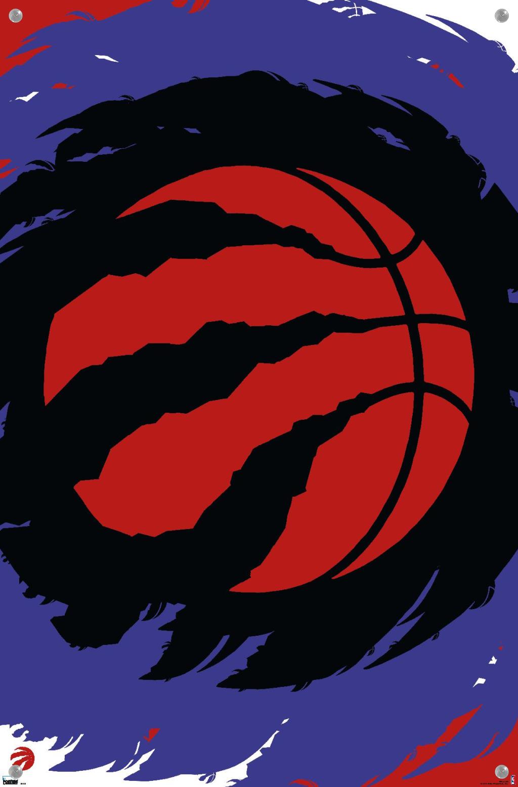 NBA Toronto Raptors - Logo 20 Wall Poster with Pushpins, 14.725" x 22.375"