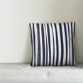 thumbnail image 2 of Creative Products Zebra Stripes in Blue 16x16 Spun Poly Pillow, 2 of 2