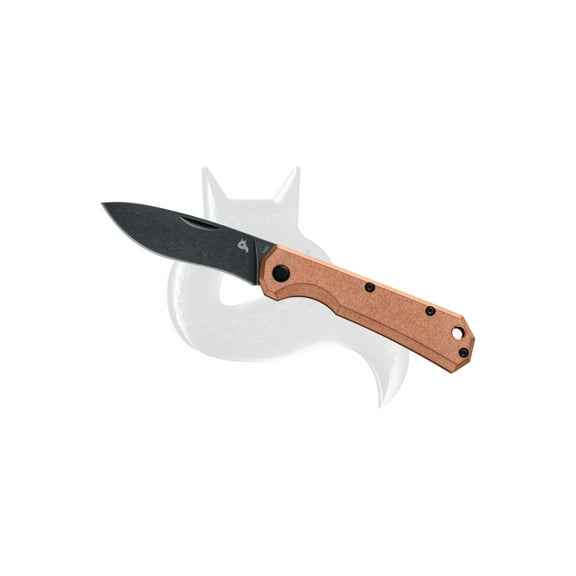 Black Fox Coil Slipjoint Solid Copper & 440C Stainless BF-748CR Pocket Knife