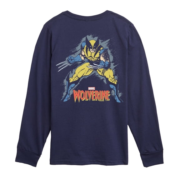 Marvel Wolverine - Grunge - Toddler and Youth Long Sleeve Graphic T-Shirt