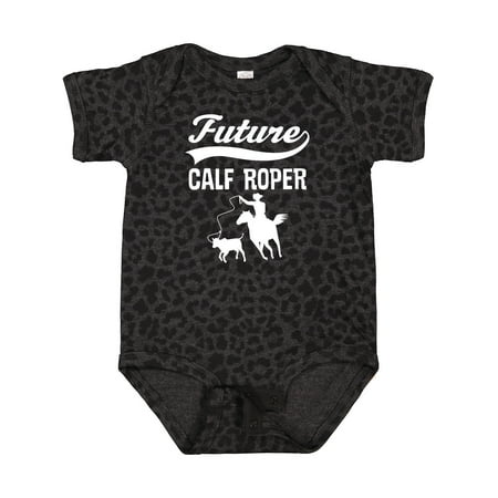 

Inktastic Calf Roping Rodeo Future Cowboy Gift Baby Boy Bodysuit
