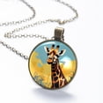 thumbnail image 6 of Giraffe Necklace Personalized Custom Photo Round Pendant Adjustable Stainless Steel Necklaces with Gift Box for Men Women Mothers Valentine's Jewelry Gift, 6 of 6