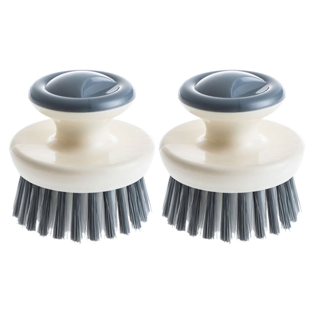 GOOHOCHY 2 cepillos para fregar platos, cepillos para fregar platos de cocina, cepillos para limpiar sartenes y ollas.