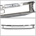 thumbnail image 2 of DNA Motoring ZTL-Y-0153 For 2007 to 2013 Chevy Silverado 1500 2500HD 3500HD Chrome Steel Front Bumper Impact Face Bar, 2 of 6
