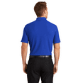 thumbnail image 6 of Zfeel Men's Short Sleeve Mesh Polo, Dry Fit Moisture Wicking 100% Polyester Shirt, Royal, 1-Pack, L, 6 of 6
