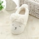 thumbnail image 5 of Pantuflas de Felpa con Estampado Animal para Mujer 26,5-27,5 cm, Pantuflas de algodón para casa con tacón en forma de bolso de dibujos animados, Pantuflas pequeñas bordadas en forro polar y algodón brillar Electrónica, 5 of 5