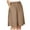 A1-Brown, variant on Knee Length Shorts for Women Dressy Casual Summer Loose Wide Leg Bermuda Shorts High Waisted Beach Vacation Outfits Black, S