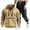Khaki, variant on WIZUTIZ Mens Sweatsuits 2 Piece Set Cotton Tracksuit Hoodies and Sweapants Set with Pockets Winter Fleece Jogging Plus Size Suits