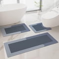 thumbnail image 1 of Suncoda Bathroom Rugs, Bathroom Decor The Blank Version Modernized Bath Mat Modernized Mat Bathroom Absorbent Non Slip Dry Bath Mat Rug Rubber Non Slip, 1 of 6