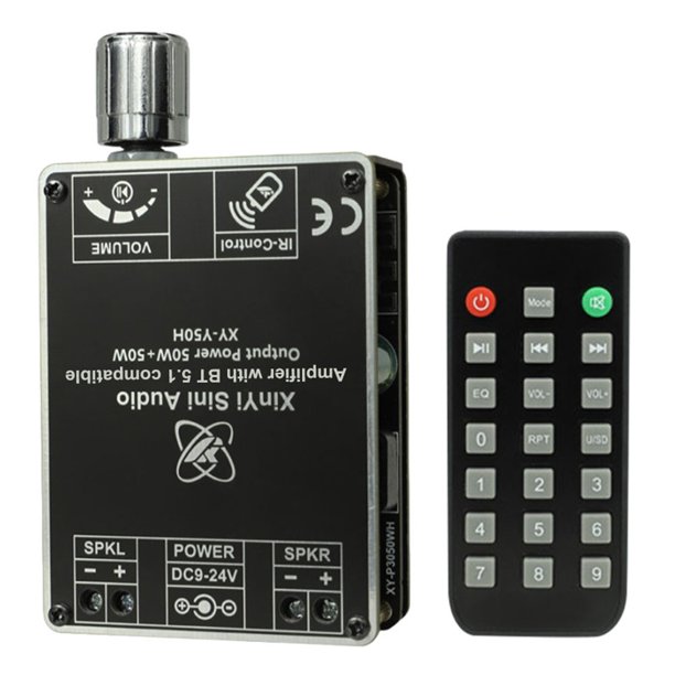 Módulo amplificador potencia digital Hugtrwg XY-Y50H 50W*2 Azul