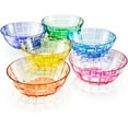 Premium Unbreakable Ice Cream Bowls Set of 6 Super Grade Acrylic
