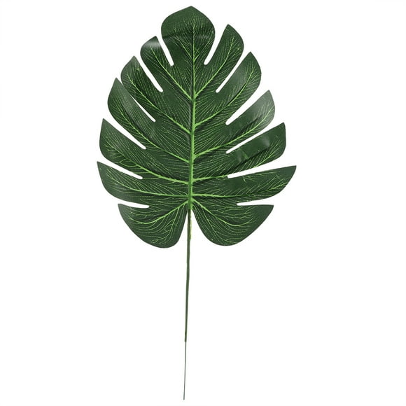 20 Pcs Large Artificial Leaves Green Palm Tree Leaf Home Party Wedding Decoration (34cm)