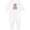 AA-White, variant on Aunt and Uncle Love Me Niece Bear Baby Romper Coveralls
