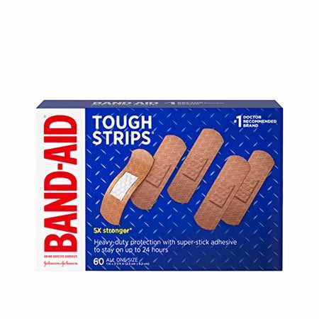 Band-Aid Tough Strips Adhesive Bandages (Pack of 14)