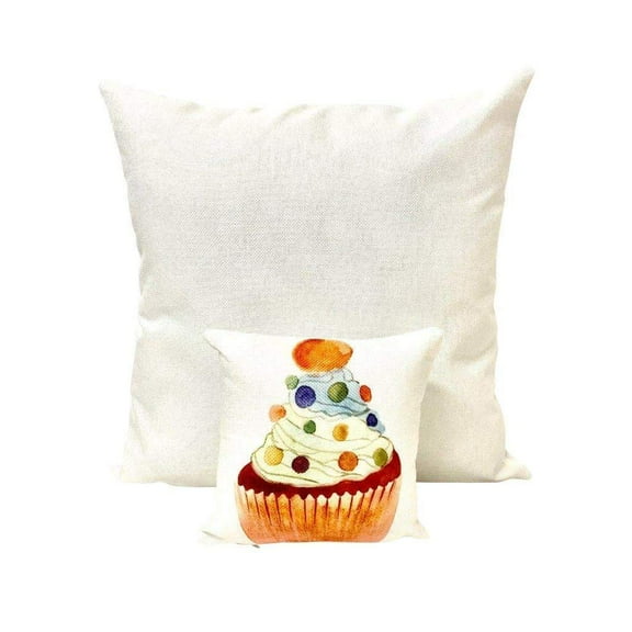 MINI Jelly Bean Sprinkle Cupcake | Sweet Cupcakes | 8 x 8 | Home Decor | Food Decor | Tiny House Decor | Lumbar Pillow