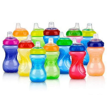 Nuby No-Spill Easy Grip Cup, BPA-Free, 10 oz