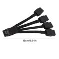 thumbnail image 3 of 600W 4x 8Pin PCIe To 16Pin 12VHPWR Adapter Cable With Enhances Safety For PC Enthusiasts Multicolor, 3 of 4