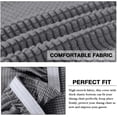 thumbnail image 4 of Chair Covers for Dining Room Stretch Dining Chair Covers Chair Cushions for Dining Chairs Super Fit Dining Chair Protector Removable Washable Chair Covers Set of 4, Gray, 4 of 5