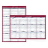 AT-A-GLANCE 1PK Erasable Vertical/horizontal Wall Planner, 24 X 36, Blue/red, 2021