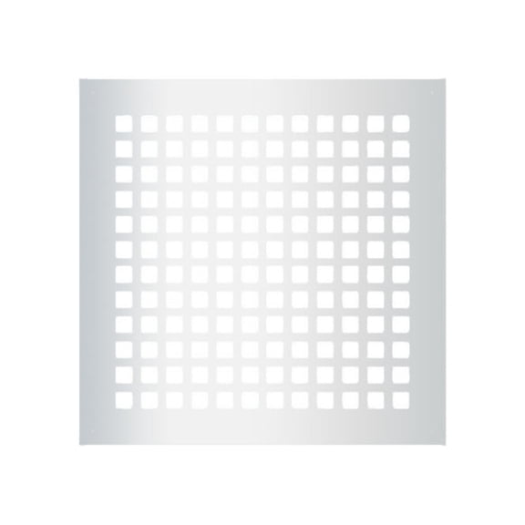 Reggio Registers G1414-Snh Grid Series 12" X 12" Floor Grille - Silver