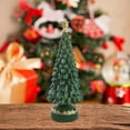 thumbnail image 2 of Tabletop Christmas Tree Figurines Set - 7.8 Inch Resin Xmas Trees with Glitter for Rustic Home Decor, Mantel Displays and Indoor Holiday Christmas Decorations, 2 of 5