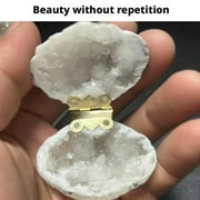 Crystal Geode Box, Valentines Day Unique Box For Proposal and Wedding, Agate Natural Geode Jewelry Box R