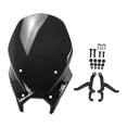 thumbnail image 4 of Parabrisas de motocicleta, pantalla para parabrisas, componente de conducción cómoda, repuesto, reparación Negro, 4 of 8