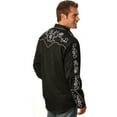 thumbnail image 3 of Scully  Mens Western Shirt - Jet Black, Extra Large, 3 of 3