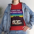 thumbnail image 5 of Always Take The Scenic Route RV Heavy Cotton T-Shirt, 5 of 6