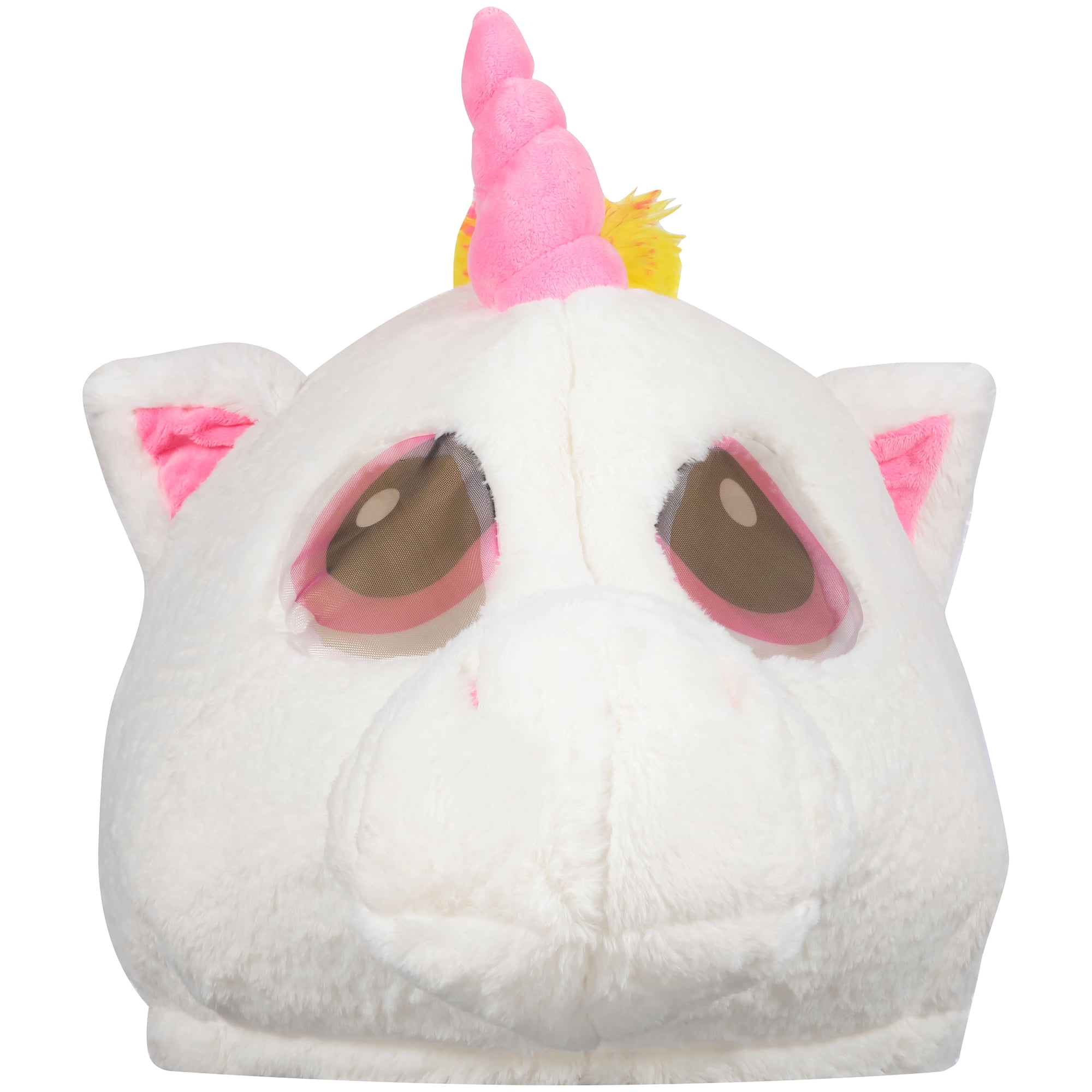 Unicorn Maskimal Adorable Large Plush Head Mask Accessory