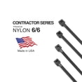 thumbnail image 2 of TR Industrial Contractor Series UV Cable Ties (50-Piece), 24", Type 21S, Made in USA, 2 of 4