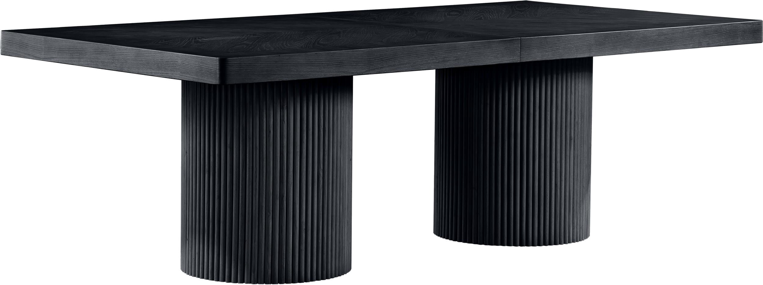 Meridian Furniture Belinda Black Acacia  with Veneer Dining Table