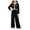 Black, variant on OJSFQUFP Girls Clothes 2PCS Outfits Long Sleeve Top & Wide Leg Pants Kids Clothes Teen Clothing Sets Size 7-12Y