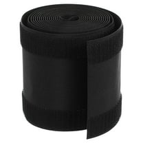 Beaupretty Fabric Cord Cover Floor Cable Cover Black Hook And Loop Design 1Pcs