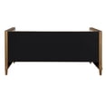 thumbnail image 4 of CoSoTower Beige Fabric Upholstered 1PC Day Bed Light Oak Bed Frame Nailhead Trim Bedroom Furniture Mattress Ready Twin Day Bed, 4 of 8