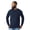 Navy, variant on Gildan Men’s Heavyweight Long Sleeve Pocket T-Shirt, 100% Cotton Classic Fit Workwear Casual Tee (Black, L)