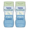 thumbnail image 1 of Loción de protección solar Coppertone Pure and Simple SPF 50 177 ml x 2, 1 of 5