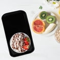 thumbnail image 5 of Houderco Rectangle Cake Carrier Abs Black 2Pcs 15X6X0.8In, 5 of 6