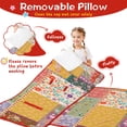 thumbnail image 3 of Pioneer Flower Floral Print Pattern Toddler Nap Mats for Kids Preschool,Sleeping Mat Bag or Kids,Toddler Sleeping Bag,Toddler Nap Mat or Daycare, 3 of 6