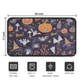 thumbnail image 5 of Pumpkin Spooky Non-Skid Welcome Mats 30x17 Inch Happy Halloween Pumpkin Absorbing Throw Rugs Layered Door Mats for Entryway Porch Entryway Bathroom, 5 of 7
