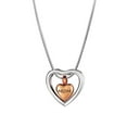 thumbnail image 4 of Free Engraving Personalized Rose Gold Floating Drop Heart Engravable Memorial Necklace Keepsake Urn Ashes Holder Cremation Jewelry Free Funnel Kit Ship Next Day, 4 of 10