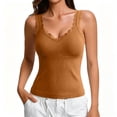 thumbnail image 2 of Zulora Women's V Neck Tank Top Casual Sleeveless Summer Blouse Tops, 2 of 5